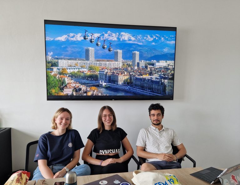 Three French interns joined LEST