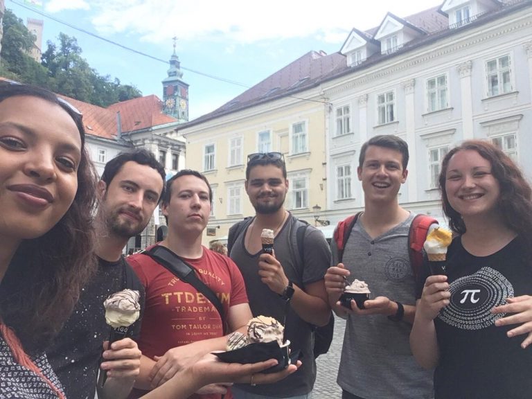 An internship of French students comes to an end