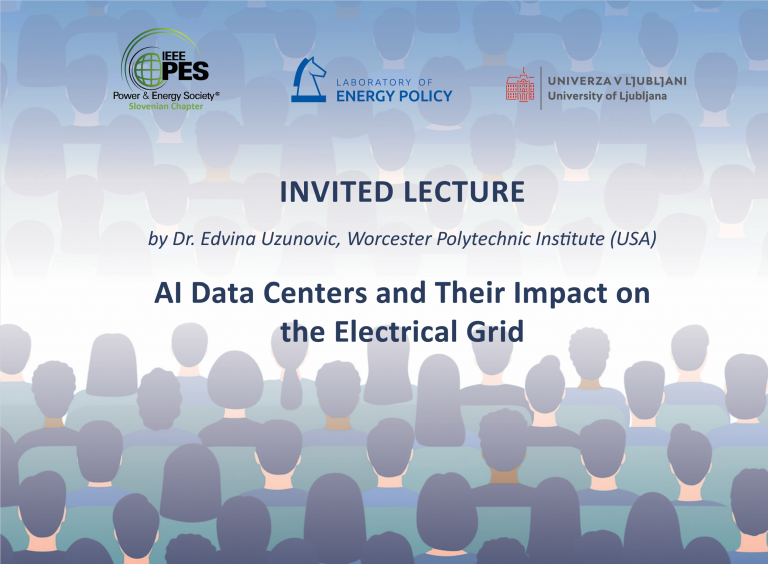 Invited Lecture: AI Data Centers and Their Impact on the Electrical Grid by Dr. Edvina Uzunovic