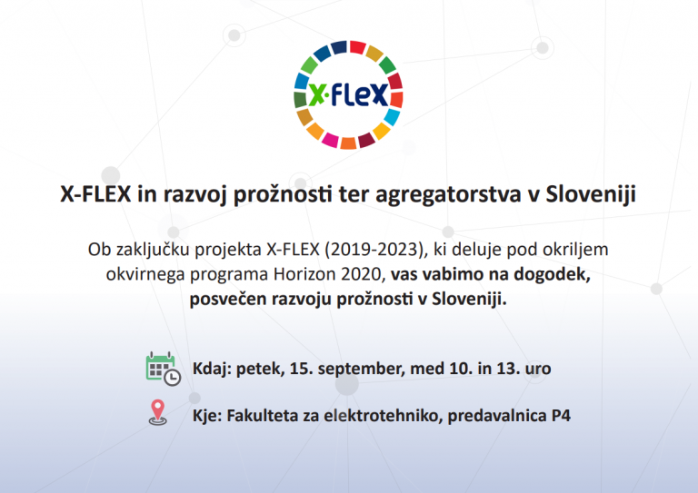 Vabilo: X-FLEX in razvoj prožnosti ter agregatorstva v Sloveniji